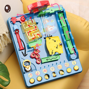 Juego <span class=keywords><strong>de</strong></span> Obstáculos Youlian Jungle, Juguete <span class=keywords><strong>de</strong></span> Aventura para Niños, Rompecabezas <span class=keywords><strong>de</strong></span> 5 Bolas, Modelo Metálico GZDMX para Niños <span class=keywords><strong>de</strong></span> 4 a 12 Años, Juego para Dos Personas - Product Image 4