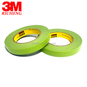Nastro Adesivo Verde 3M Performance 233+ Monofacciale Resistente all'Acqua, Rotolo Jumbo per Adesione nella Verniciatura Automobilistica - Product Image 6