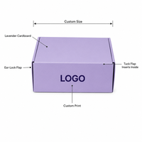 Caja de Suscripción Personalizada para Productos de Belleza Coreanos con Aroma a Lavanda, Impresión de Logotipo Personalizado, Ecológica, Venta al Por Mayor, Directo de Fábrica, OEM