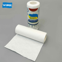Chiffons de nettoyage biodégradables en bambou jetables, lavables, serviettes de cuisine multi-usages, chiffon de nettoyage en fibre de bambou