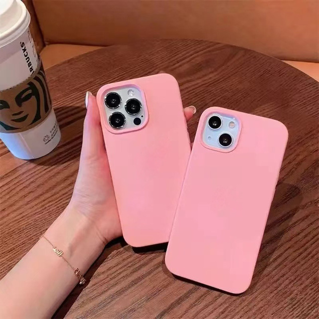 Liquid Silicone Phone Case for Apple Iphone 16 15 14 13 12 Pro Max Mini 7 8 6s Plus X Xs Max Shockproof Cover Factory Wholesale