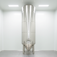Cuve de Fermentation Conique Tonsen 10bbl 20bbl en Acier Inoxydable avec Chemise de Refroidissement Isolante Certifiée CE pour Bière