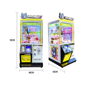 Mini Claw cần cẩu búp bê máy phong cách mới Arcade đồng tiền hoạt động kim loại trò chơi bán hàng tự động <span class=keywords><strong>s</strong></span>ân chơi trẻ em trung tâm trò chơi tủ gỗ - Product Image 2