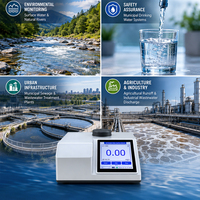Analyseur portable de la qualité de l'eau, spectromètre UV-Vis, test rapide en 30 secondes pour DCO, azote ammoniacal, phosphore total, sans réactifs, IP65