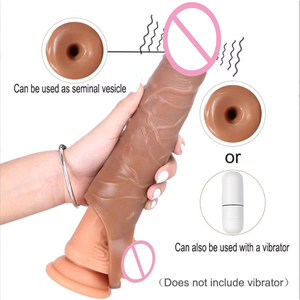 Dildos en silicone de haute qualité et manchons de préservatif réutilisables, durables et lavables, jouets sexuels <span class=keywords><strong>pour</strong></span> l'agrandissement du pénis masculin - Product Image 6