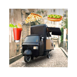 OEM Mobile Pizza Food <b>Cart</b> Fast Food Truck with Full <b>Kitchen</b> Customized 3 Wheel Electric Tricycle Breakfast Vending Van for Sale - Product Image 1