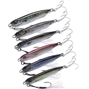 Mồi câu jigging phát sáng 20g 30g 40g 60g, câu cá biển nước mặn, mồi kim loại có móc phụ trợ - Product Image 6