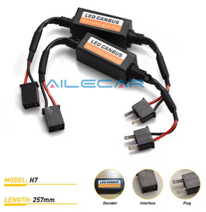 ALECAR Vente en gros H7 <span class=keywords><strong>LED</strong></span> Phare Canbus sans erreur Résistance anti-scintillement Décodeur <span class=keywords><strong>Led</strong></span> Canbus H7 - Product Image 4