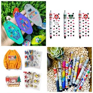 Venta al por mayor calor personalizado nuevo 20oz 24oz Uvdtf vaso serigrafía Libby dibujos animados Navidad Uv Dtf Cup Wraps transferencias 16oz pegatinas - Product Image 6