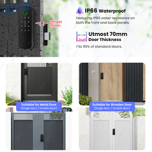 Tediton IP66 không thấm nước ngoài trời cổng tự động thông minh rim Ổ Khóa cửa kỹ thuật số bàn phím khóa điện tử với tuya ttlock ứng dụng - Product Image 3