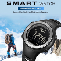 Nouvelle montre connectée numérique en acrylique SN136, compteur de pas, suivi des calories, caméra à distance, rappel d'appel, montre de fitness pour hommes et femmes