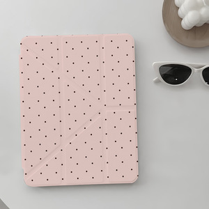 Étui pour tablette en acrylique à pois, plein écran, bord pliable, coque de protection complète pour iPad Pro 11 pouces 13 pouces - Product Image 3