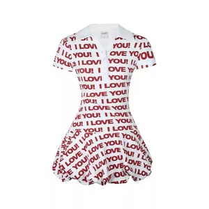 ชุดเดรสเทนนิสแบบชิ้นเดียวคุณภาพสูงสั่งทำพิเศษ ดีไซน์เซ็กซี่รัดรูปโชว์หลัง กระโปรงสั้นระบายแขนระบาย พร้อมฟองน้ำเสริมหน้าอก สำหรับโยคะและกีฬา - Product Image 5