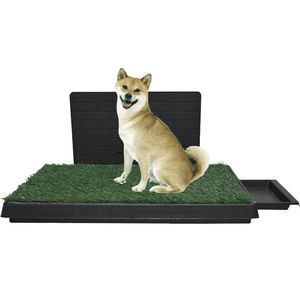 Venda quente personalizado Indoor/Outdoor Dog Potty Tray Alta qualidade Eco-Friendly plástico Pet Potty Toilet com parede - Product Image 4