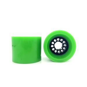 Fabricante PU Pro Downhill Skateboard <span class=keywords><strong>Longboard</strong></span> <span class=keywords><strong>Ruedas</strong></span> 75mm * 60mm Cruiser Skateboard <span class=keywords><strong>Ruedas</strong></span> Verde <span class=keywords><strong>Freeride</strong></span> <span class=keywords><strong>Longboard</strong></span> Rueda - Product Image 2