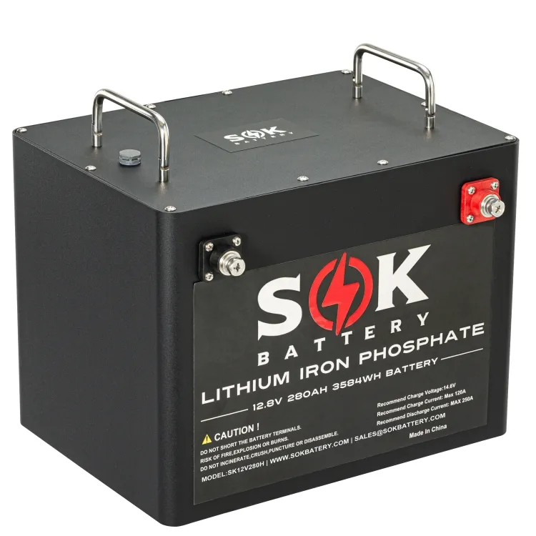 US Stock free shipping SOK 12V280ah Lithium Iron Phosphate (LifePO4) Self-Heating Battery Power Supply