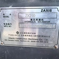 Excavator Bekas Impor Hitachi ZX210 21 ton ZX210-6 ZX210-3G ZX210-5A Jam Kerja Rendah Crawler Bekas Harga Murah