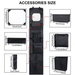 Hot Sells Style Hanging Closet Door Organizer Locker Shelf Locker Organizer With <b>Mirror</b> - Product Image 2