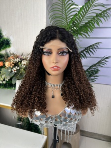 วิกผม SDD 5x5 Closure Pissy Wig ผมแท้ 100% ความหนาแน่นเต็มพิกัด วิกผมคุณภาพสูงแบบ Super Double Drawn ทรง Pixie Curly - Product Image 4