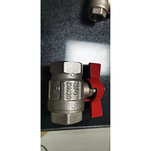 Vanne à boisseau sphérique Hydac 3/4 po à passage direct pour utilisation à température normale de l'eau - Product Image 1