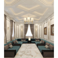 Canapé Majlis arabe de luxe, décoration intérieure, design Majlis arabe classique, mobilier du Moyen-Orient