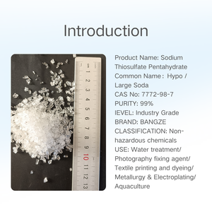 <span class=keywords><strong>Thiosulfate</strong></span> <span class=keywords><strong>de</strong></span> sodium pentahydraté BANGZE, qualité industrielle, blanc 99%, cristal <span class=keywords><strong>de</strong></span> riz pour le traitement <span class=keywords><strong>de</strong></span> l'eau, déchloration, vente en gros en vrac - Product Image 5