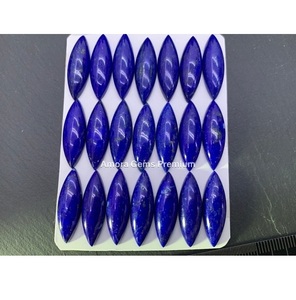 8x25mm lapislázuli calibrado Marquesa cabujón piedras preciosas sueltas para la fabricación de joyas hechas a mano y diseño personalizado - Product Image 3