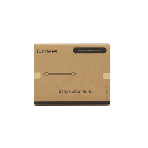 50pcs jetable hypoallergénique <span class=keywords><strong>gourde</strong></span> Double tête papier bâton bébé soins cotons-tiges écouteurs - Product Image 2