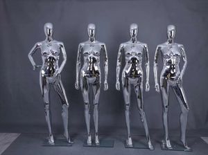 Maniquí <span class=keywords><strong>de</strong></span> Exhibición <span class=keywords><strong>de</strong></span> Vestidos Femeninos <span class=keywords><strong>de</strong></span> <span class=keywords><strong>Cuerpo</strong></span> <span class=keywords><strong>Completo</strong></span>, Color Rosa Cromo Abstracto <span class=keywords><strong>de</strong></span> Alta Gama - Product Image 3