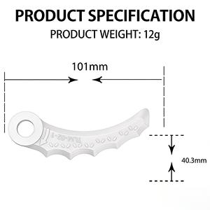 Lot de 18 lames de rechange en plastique pour tondeuse robotisée 198426-9 184L DUR187U DUR189 DUR190L DUR190U DUR191L DUR191U DUR364L - Product Image 4