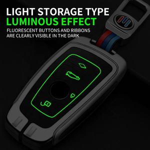Nouvelle conception de coque de clé de voiture en alliage de zinc et silicone pour BMW X5 X6 E46 E60 E63 E65 X6 E83 <span class=keywords><strong>E85</strong></span> E90 E92 - Product Image 4