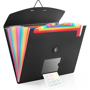 Cartella Espandibile Premium a 12 Tasche Formato A4, Organizzatore in PP, Prodotti per Presentazioni e Archiviazione - Product Image 5