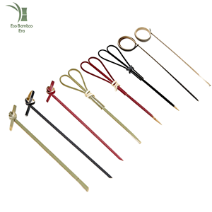 Piques à cocktail en bambou écologique en gros, 100 % écologiques, à long manche, livraison stable, distributeur, approvisionnement à long terme pour bars et traiteurs - Product Image 1