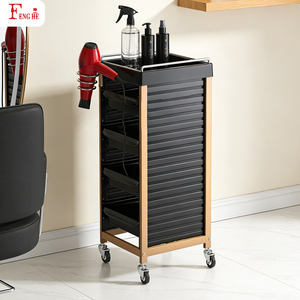 Carrello Dorato per Salone Estetico W-X041, Carrello a 5 Ripiani con Doppio Cassetto e Logo Personalizzato, Supporto Dropshipping per Parrucchieri - Product Image 6