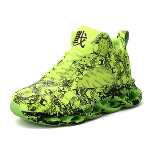 Chaussures de sport pour hommes grande taille 38-46, baskets montantes respirantes, nouvelles chaussures de <span class=keywords><strong>basket</strong></span>-ball et de course pour toutes les saisons - Product Image 2