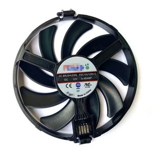 FDC10U12S9-C พัดลมระบายความร้อนแทนที่สำหรับ XFX <span class=keywords><strong>AMD</strong></span> <span class=keywords><strong>Radeon</strong></span> RX 470 480 580 RX580 RX480 <span class=keywords><strong>RX470</strong></span> EDITION RX-480P85EAJ/7 คริมสันกราฟิกการ์ด - Product Image 5