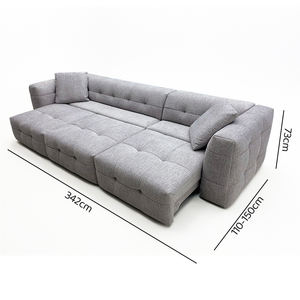 Hiện đại thanh lịch điện tối giản vải <span class=keywords><strong>sofa</strong></span> giường 3 chỗ ngồi cao cấp điện thông minh ngồi có thể ngả <span class=keywords><strong>sofa</strong></span> extendible cho phòng khách - Product Image 6