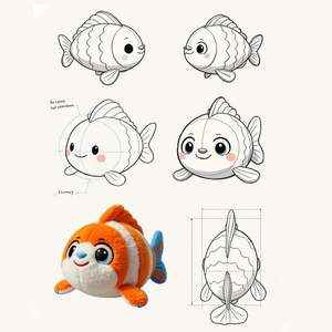 Juguetes de Peluche de Animales Hechos a Medida, Peluche Súper Suave con Relleno de Algodón PP, Tamaños y Colores Personalizados, Fabricantes de Juguetes de Peluche de Alta Calidad - Product Image 2