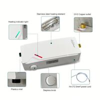 Chauffe-eau électrique instantané Anlabeier à commande manuelle, chauffage rapide, économie d'énergie, pour usage hôtelier et domestique