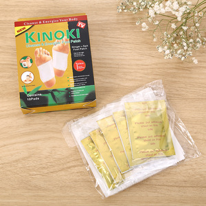 Kinoki 10 cái mỗi hộp thoải mái 3-năm CE OEM Detox chân Pads Trung Quốc thạch cao cho bệnh lý phân tích thiết bị - Product Image 4