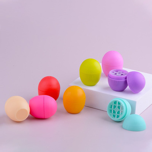 Tube de baume à lèvres en forme d'œuf unique de 2 g, boîte à bille roulante pour baume à lèvres et hydratant pour les lèvres - Product Image 1