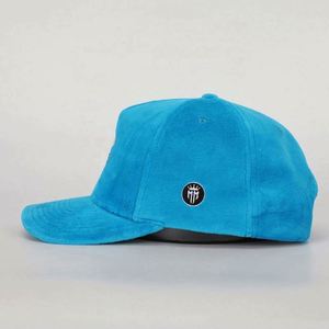 Gorras de Béisbol de Terciopelo Azul de 5 Paneles Personalizadas al por Mayor de Alta Calidad para Hombre y Mujer, Gorras con Logotipo Bordado, Gorras de Béisbol de Terciopelo - Product Image 3