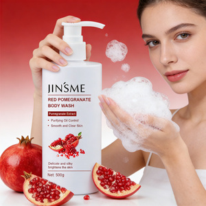Gel de Baño de Granada Personalizado OEM ODM 500ml, Limpiador Corporal Nutritivo, Antienvejecimiento, Iluminador e Hidratante para Mujeres - Product Image 2