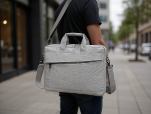 Borsa a tracolla per laptop in poliestere protettiva per l'uso quotidiano - Product Image 2