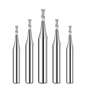 ดอกกัดเหล็กคาร์ไบด์ HRC55 แบบ <span class=keywords><strong>2</strong></span> ฟลุต ขนาดเล็ก สำหรับงานกัดอลูมิเนียมด้วยเครื่อง CNC ความแม่นยำสูง - Product Image 1