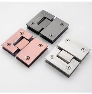 Charnière de porte de douche pour hôtel commercial, moderne, robuste, pour verre de 4 cm d'épaisseur, pliable à 180 degrés, réglable, écologique - Product Image 1