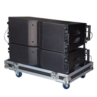 OEM Maßgefertigter Lautsprecher-Flightcase für Line Array PA-Lautsprecher Subwoofer Langlebiger Aluminium-Roadcase mit Rädern