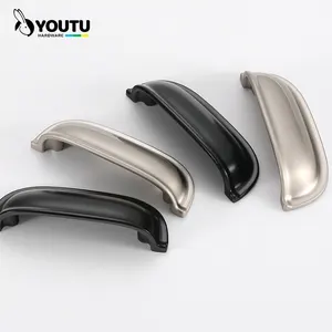 Zamak Handle Kitchen Dresser Drawer Shell Handles American Style For All Drawers For Office Outdoor Living Room Door Usage