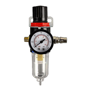 Régulateur de pression de compresseur d'air avec filtre et séparateur d'eau et d'huile pour pompes industrielles et compresseurs d'air - Product Image 1