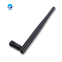 Antenne WiFi double bande 195 mm 2,4 GHz 5 GHz 5,8 GHz 6 dBi MIMO RP-SMA mâle pour routeur WiFi, carte réseau sans fil, adaptateur USB